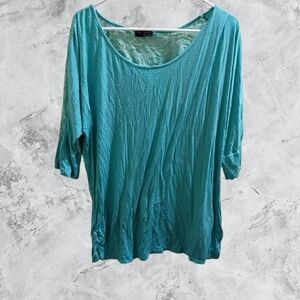 Free Kisses Turquoise Tunic Top